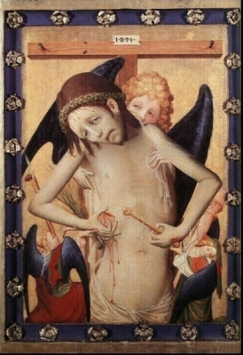 20. Mistrz Francke, Vir Dolorum, 1430, Kunsthalle, Hamburg